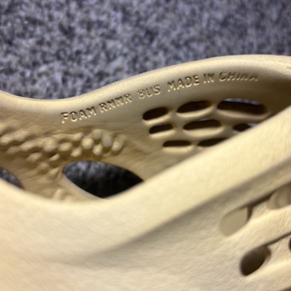 Yzy foam runner size 8 slightly worn. main image 5
